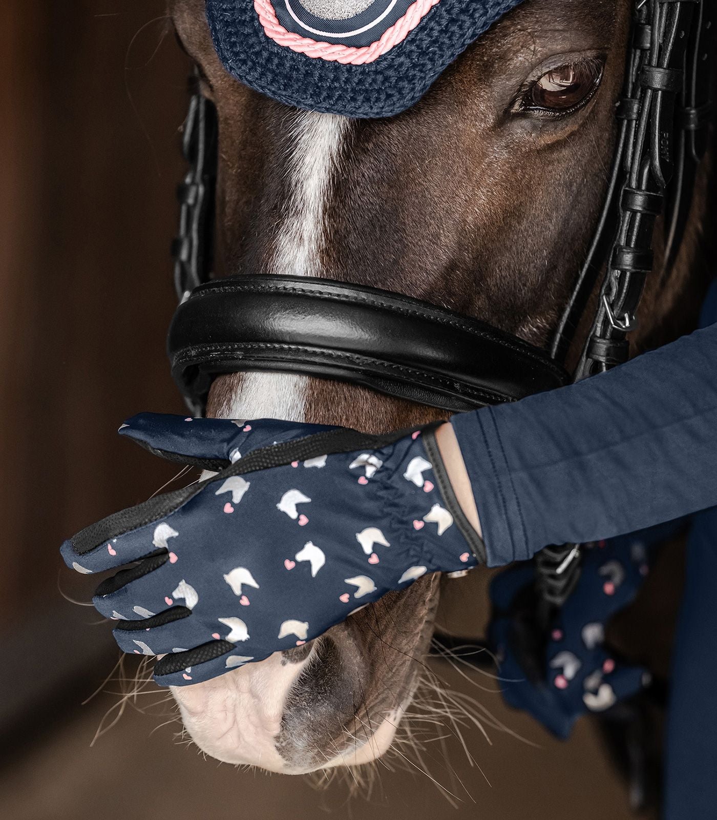 Jazdecké rukavice Lucky Dora, Detské