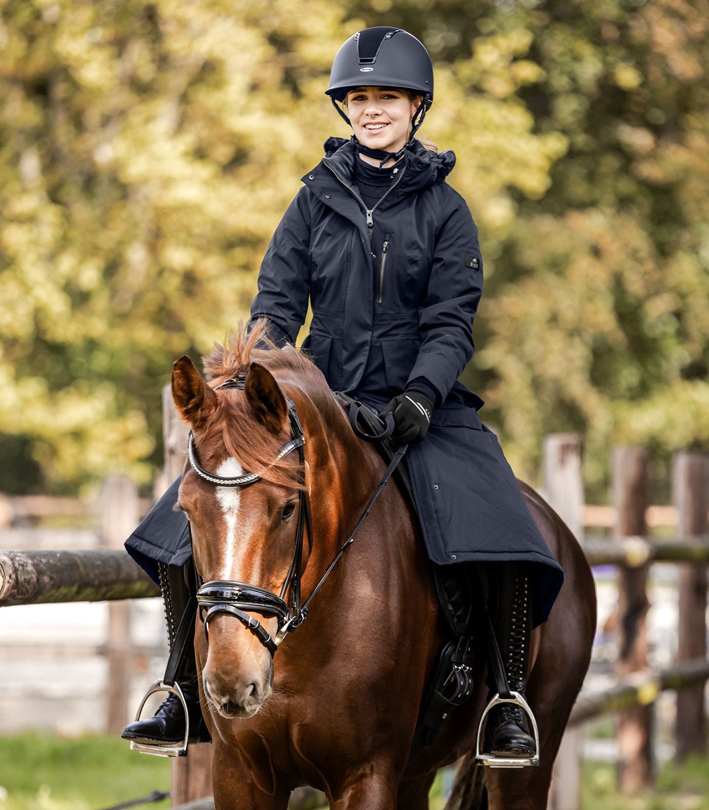 Zimný jazdecký kabát Opal Performance