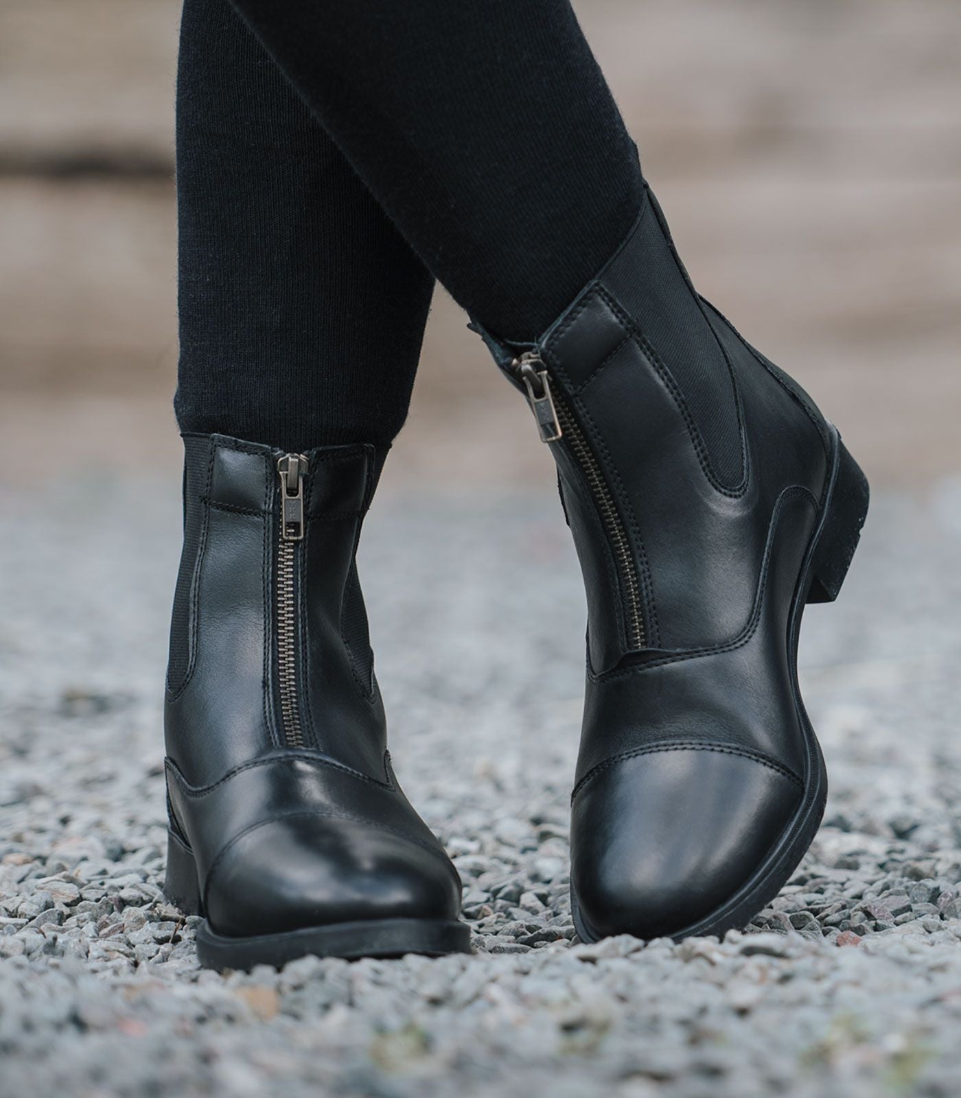 Kožené jazdecké topánky/perká Boston