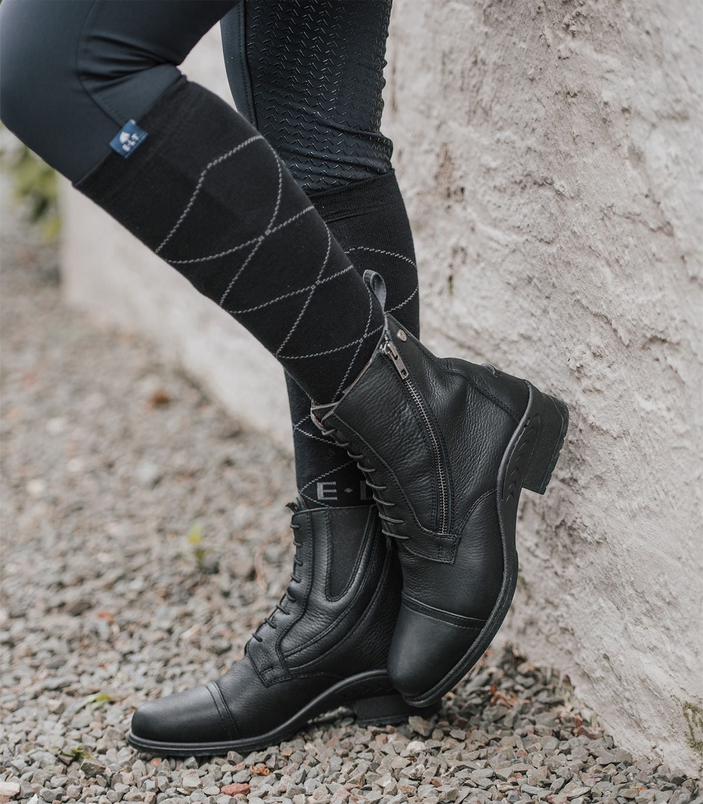 Kožené jazdecké topánky/perká na šnurovanie Newcastle